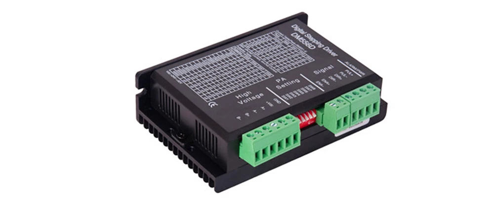 2 фазы Цифровой Драйвер шагового двигателя Leadshine DM556D VAC18-80V шаговый двигатель для гравировальный станок с ЧПУ машина для резки