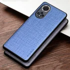 Чехол для Huawei Nova 9 Pro, чехол с тканевым крестом, дизайнерский чехол из искусственной кожи для телефона huawei nova 9 pro, чехол