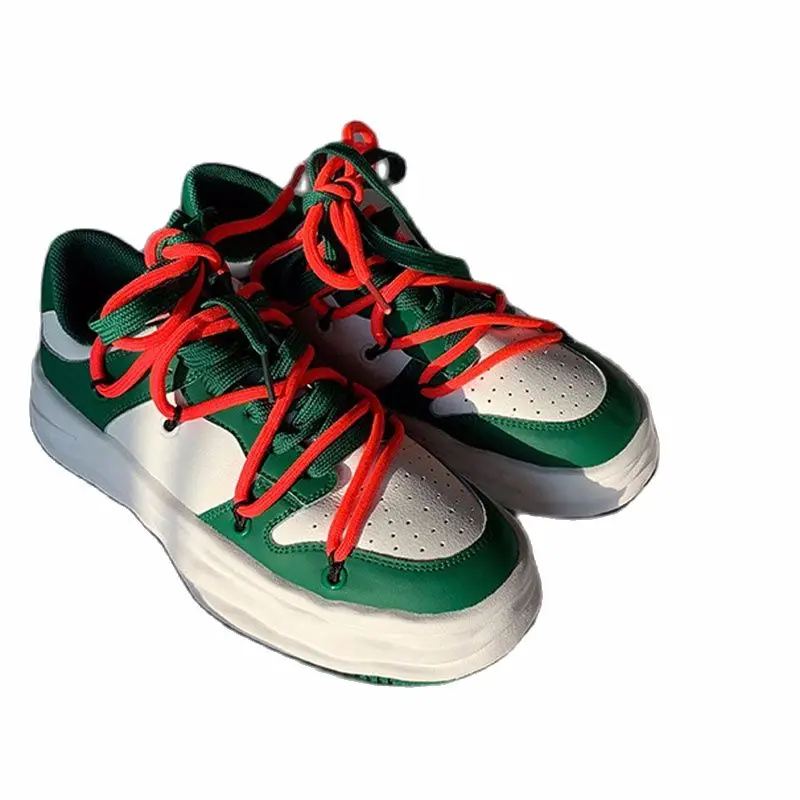 

Women's shoes 2022 new leather small white shoes women's thick soled dissolved board shoes women's casual shoes sports shoes