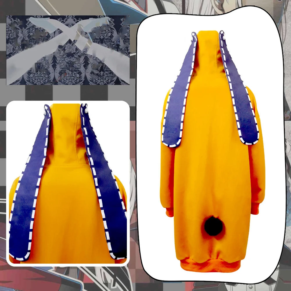 Женский костюм для косплея Yomoduki Runa из японского аниме Kakegurui оранжевое пальто с