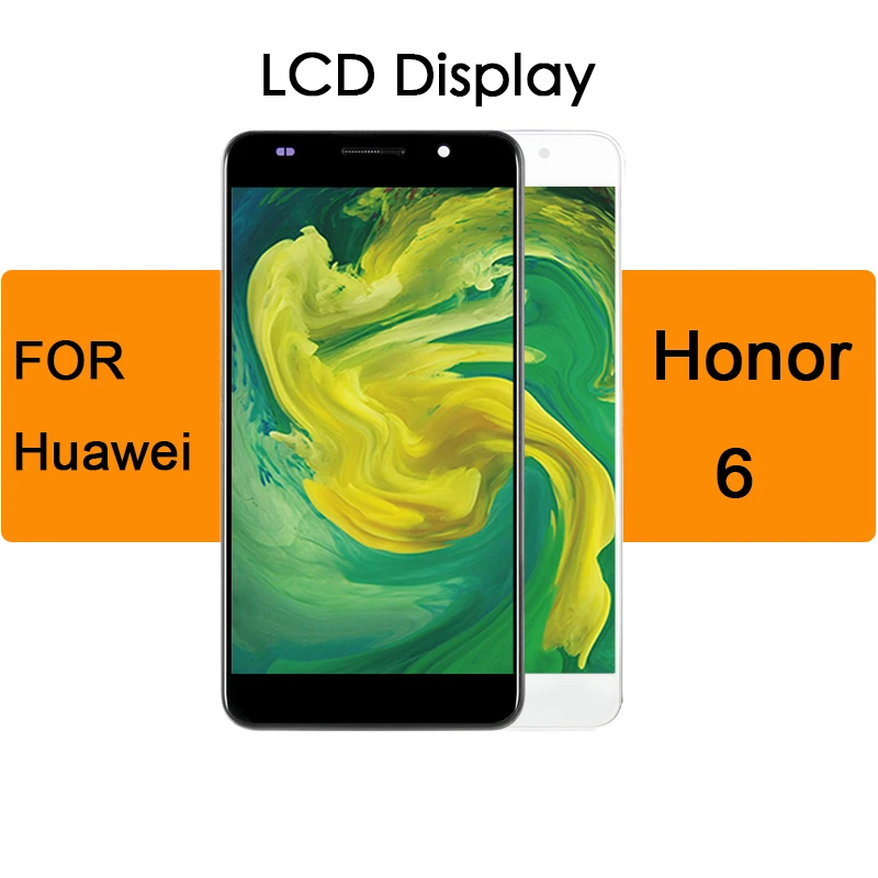 5 0 ''ЖК дисплей для HUAWEI Honor 6 ЖК с сенсорным экраном в сборе рамкой Замена H60 L02 L12