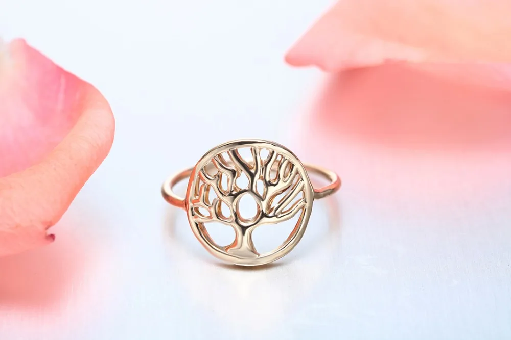 QIMING Филигранное искусственное кольцо для женщин и девушек минималистичные