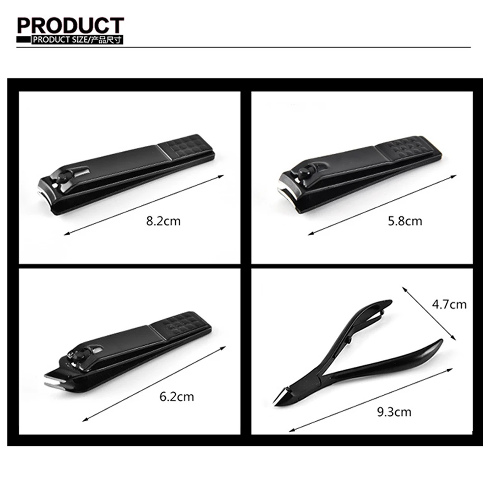 Нож маникюрный из нержавеющей стали для ногтей набор маникюра ножницы и рук 17 шт.