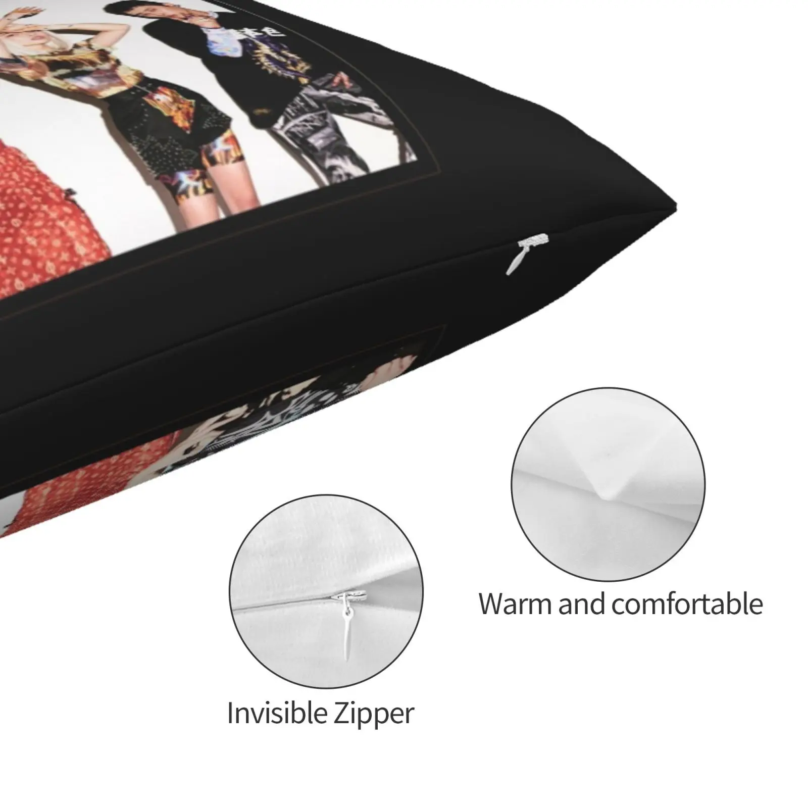 Кард? ?-Gunshot : Group (с печатными автографами) #1 Подушка Чехол 20x30 50*75 диван Ворон для