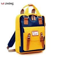 yizhong canvas usb charging laptop women backpack waterproof oxford travel backpack purse large capacity unisex bookbag mochila