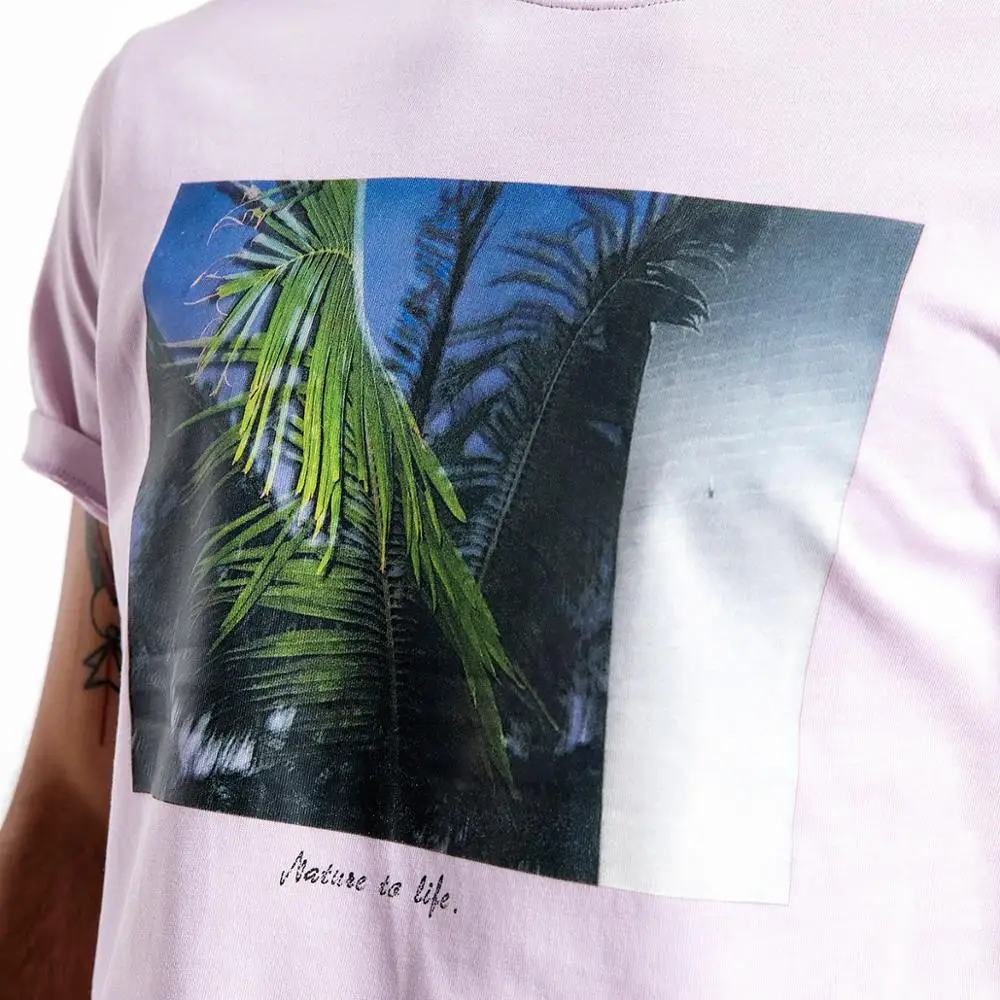 SIMWOOD новинка 2020 летняя футболка мужская короткий рукав 100% хлопок принт