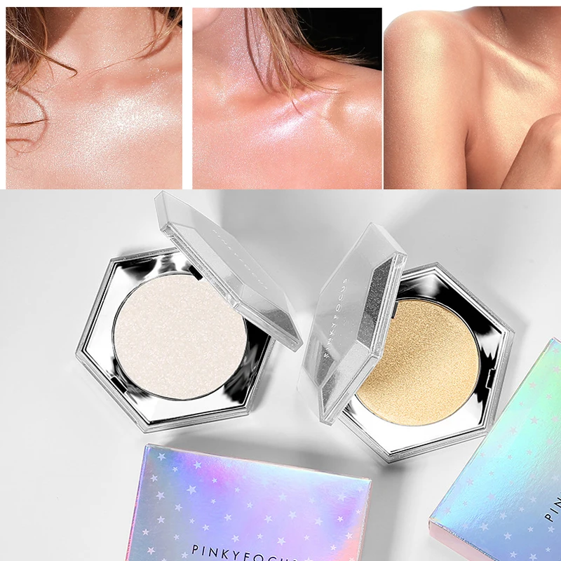 3 цвета хайлайтер бронзаторы для лица палитра макияж светящийся блеск контурного