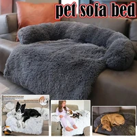 washable pet sofa dog bed calming bed for large dogs pad blanket winter warm cats bed mats couches car floor furniture protector
