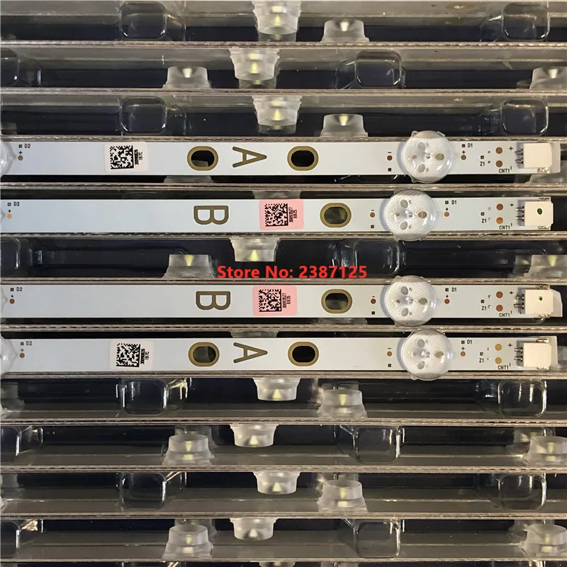Новинка Светодиодная лента для подсветки Vestel 4 шт./компл. 7LED 805 мм 17DB43H P43d300 LB43007