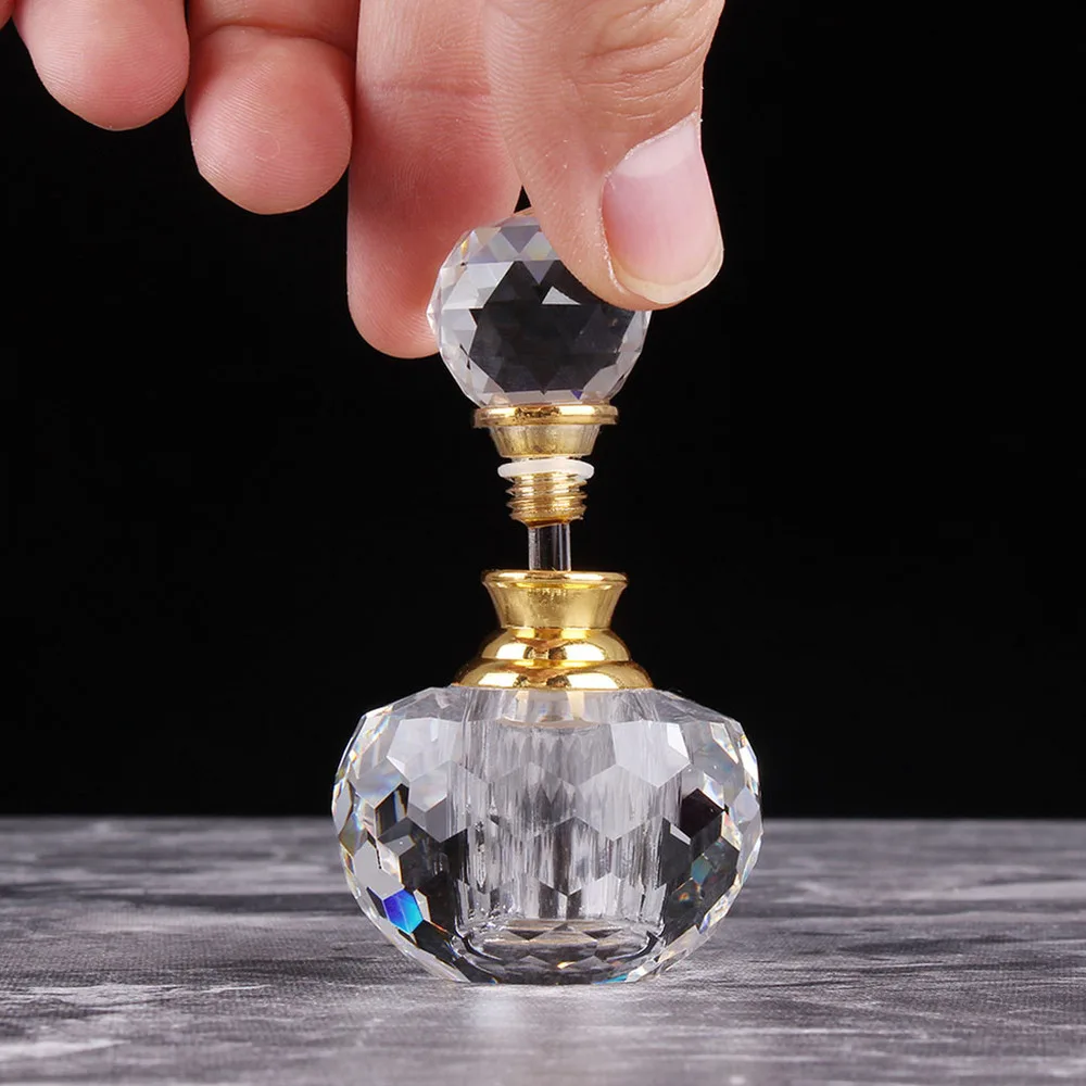 

1ml Travel Essential Oil Bottle Crystal Perfume Bottle Empty Storage Bottle
