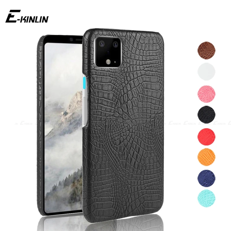 Кожаный чехол из крокодиловой змеиной кожи для Google Pixel 4 4a 3a 3 2 XL задняя крышка