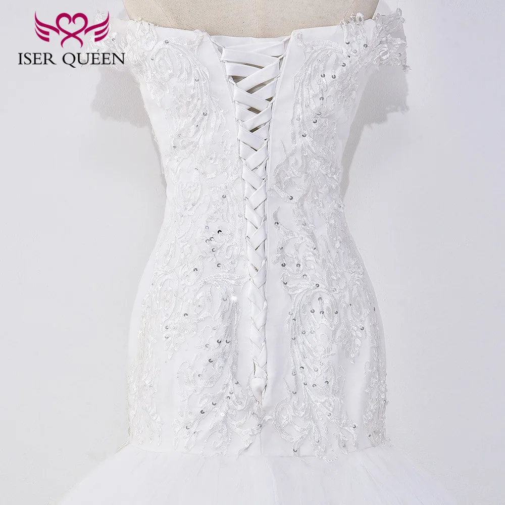 С рукавами-крылышками расшитая блестками и Русалка отделка бисером свадебное