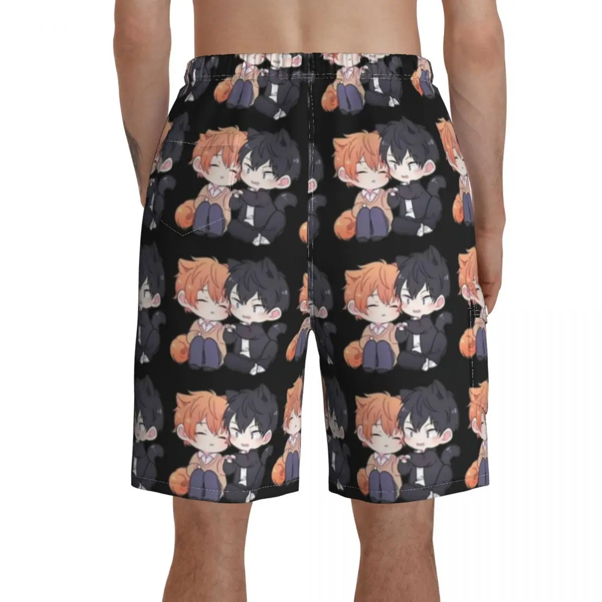 

Given Anime Board Shorts Polyester Swimming Trunks Beach Funny Men Swim Trunks