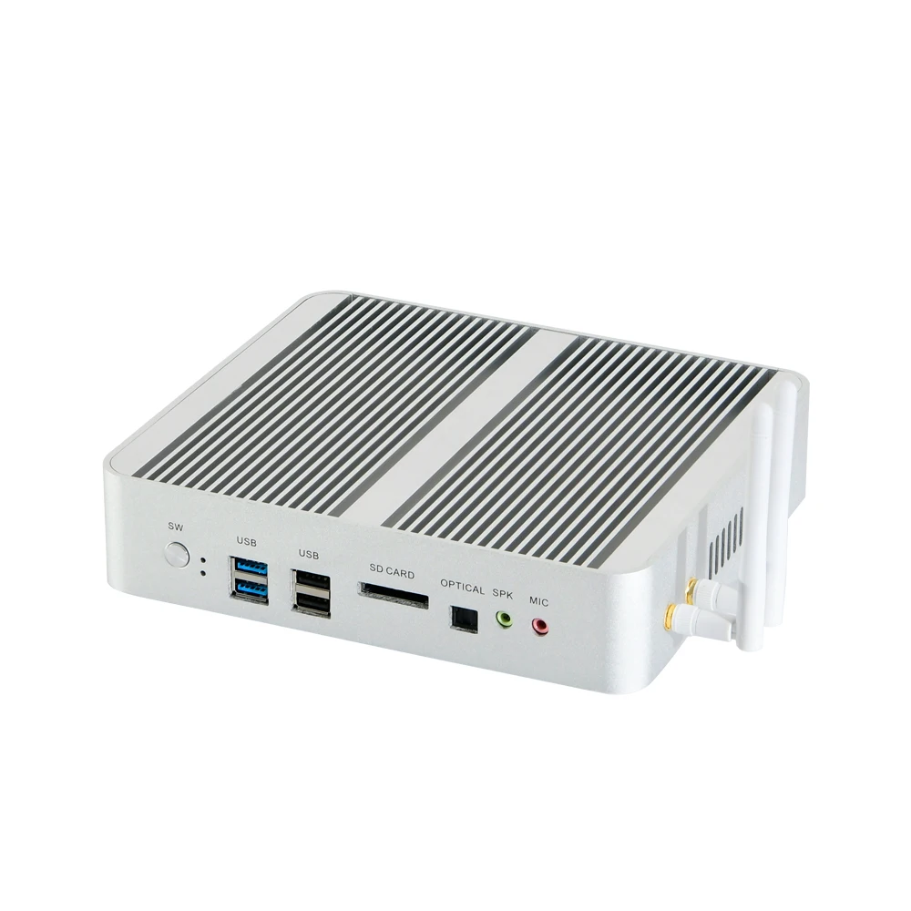 Intel Core I7 7560U/I5 7260U Iris 640 безвентиляторный мини-ПК игровой компьютер Windows 10 pro