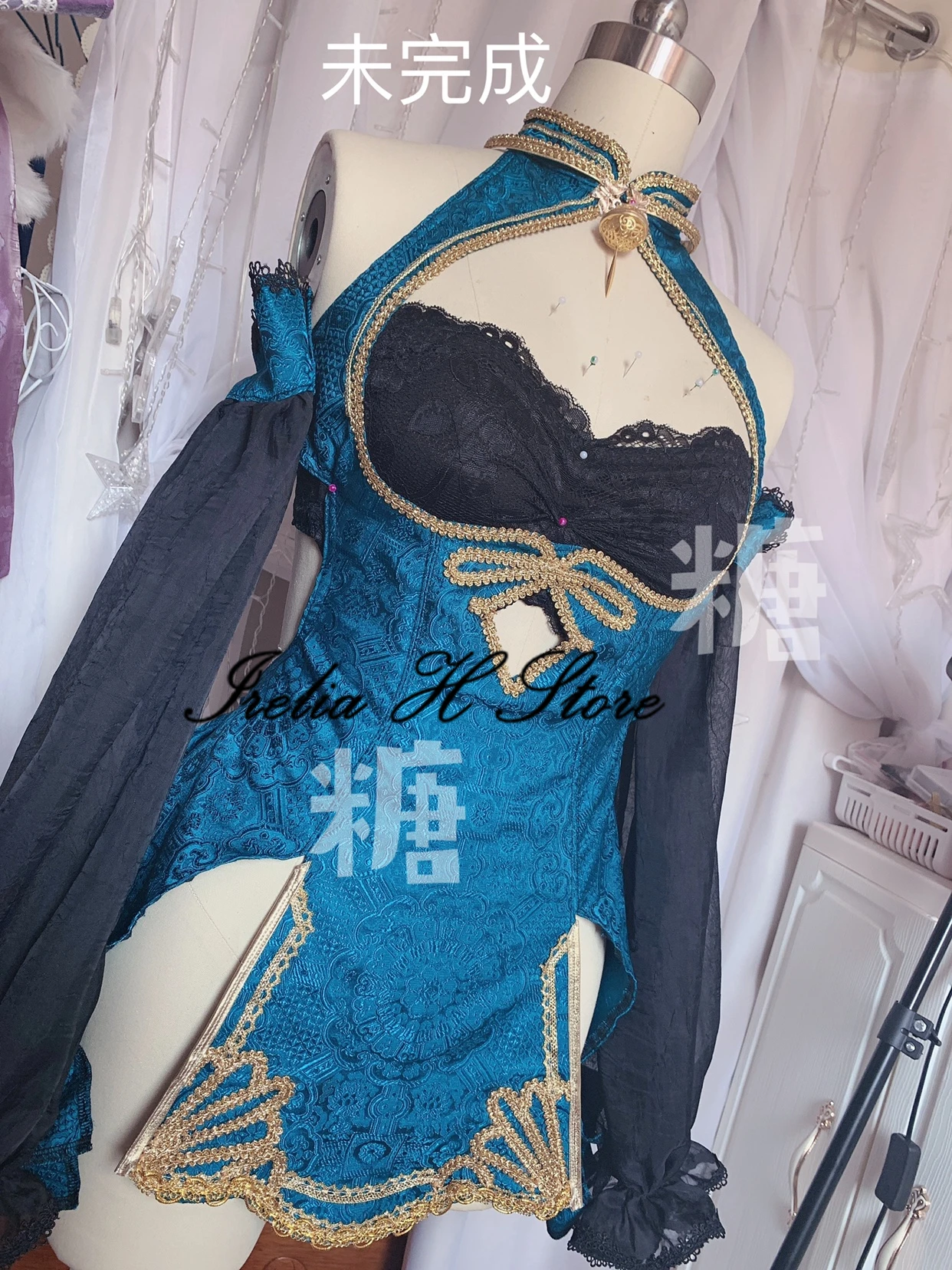 Irelia H Store Azur Lane Cosplay IJN Oshio Cheongsam Cosplay Costume Halloween Costumes Can Costume made