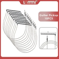 lommi 10pcs guitar piezo under saddle pickup sensitive soft piezo cable stick transducer pickup for acoustic guitar replacement