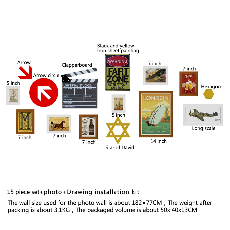 

15 Pack Photo Wall Gallery Wall Frame