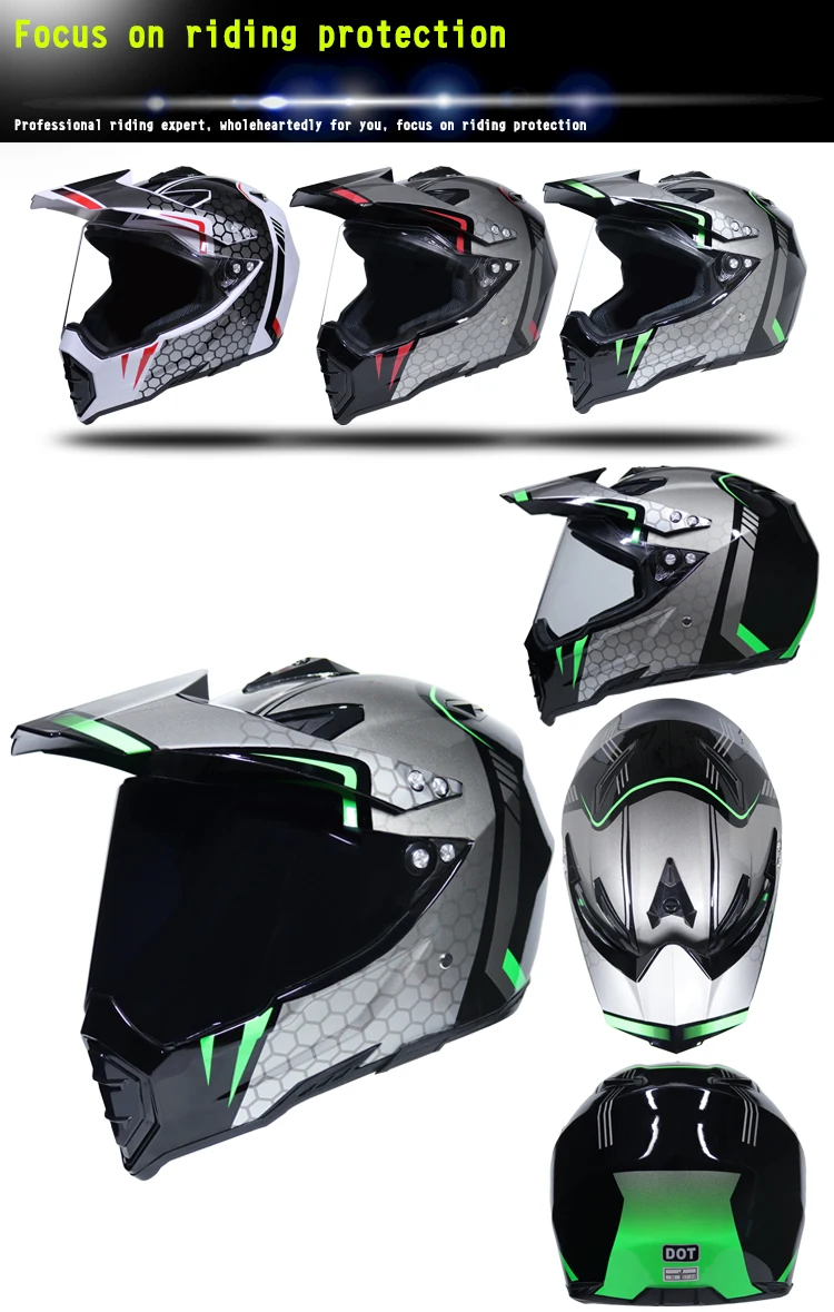MSUEFKD внедорожный мото rcycle шлем с солнцезащитным козырьком moto-Cross moto cross шлем с двойным щитком racing moto