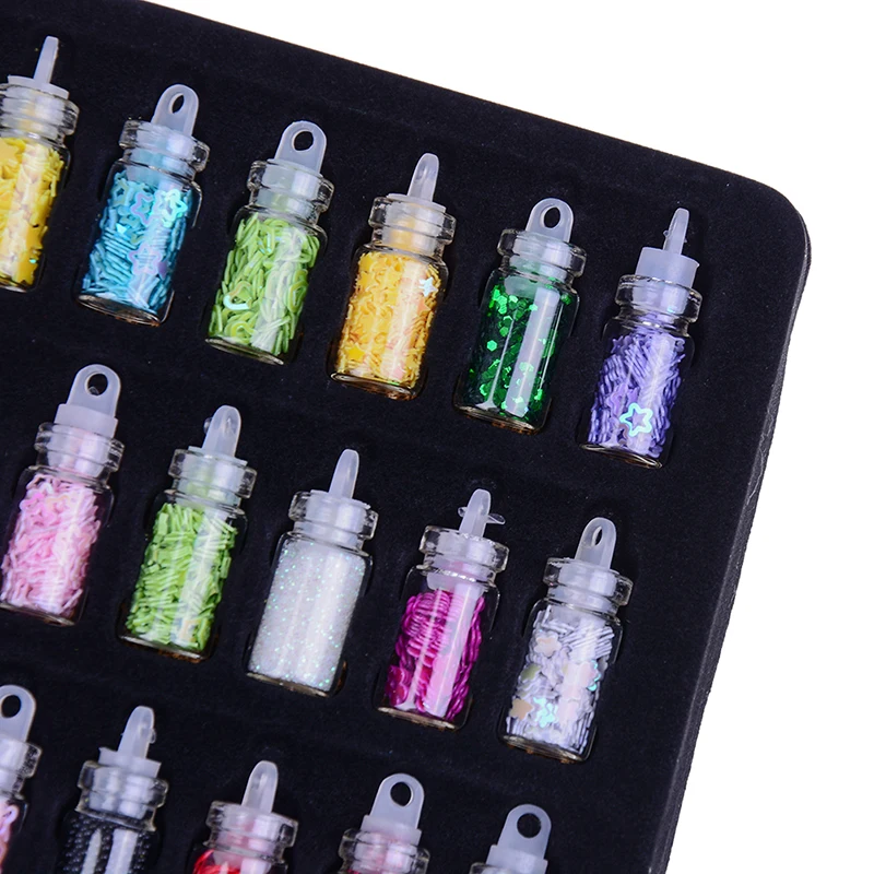 

48Pcs Glitter Filler Fluffy Slime Box Toys For Children DIY Kit Accessories