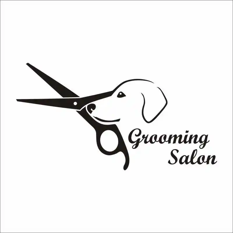 Салон для ухода за собакой Pet Shop стикер наклейка плакаты виниловые настенные художественные наклейки Parede Декор Фреска Pet Shop стикер