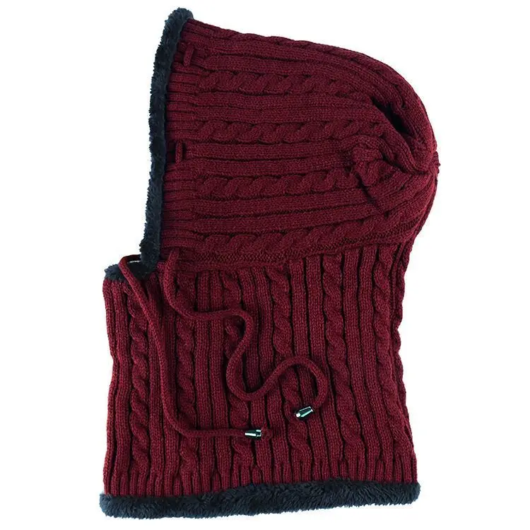 Зимняя шерстяная вязаная шапка бини мужской шарф Skullies Beanies Зимние шапки для мужчин и женщин шапки Gorras Bonnet маска брендовые шапки