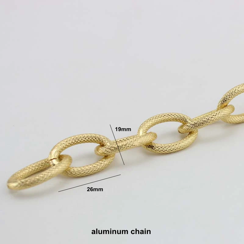 Цепочка из алюминиевого материала ширина 19 мм 1 5 2 метра|purse strap|bag chain strapchain purse strap |