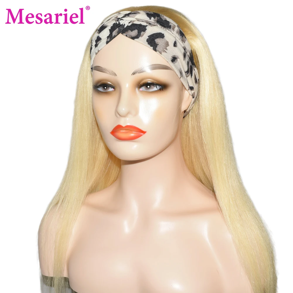 Mesariel 613 светлые прямые пучки волос с застежкой M Малазийские Волосы Remy пупряди