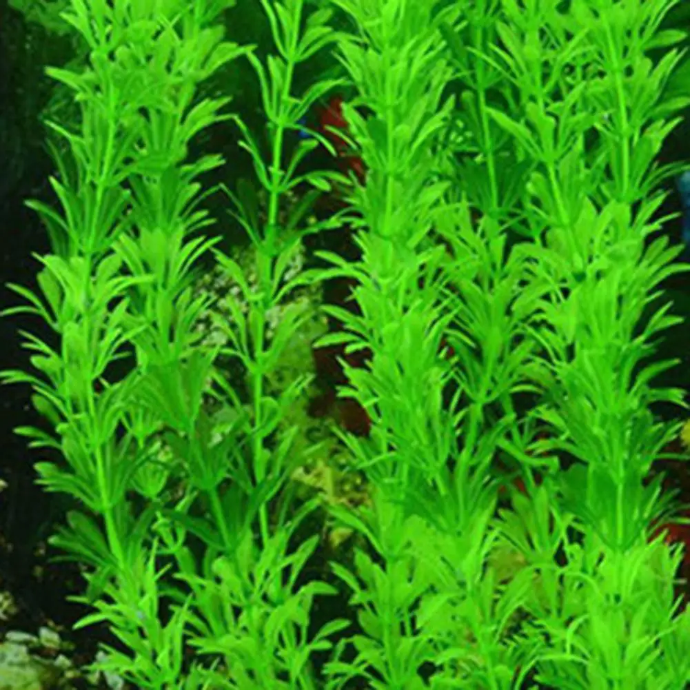 

Aquarium Plants Water Faux Green Grass Ornament Plant Fish Tank Decoration