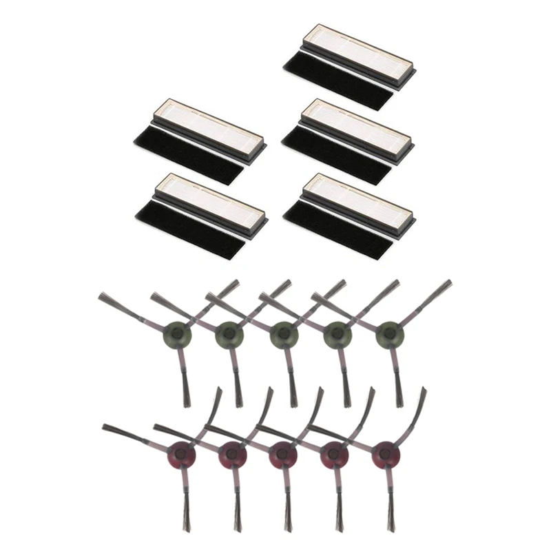 

Набор из 2 боковых щёток и 1 HEPA-фильтра Для Ecovacs Deebot OZMO 950