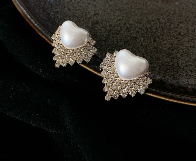 Высокое качество оптовая продажа серьги пригородных джокер с жемчугом S925