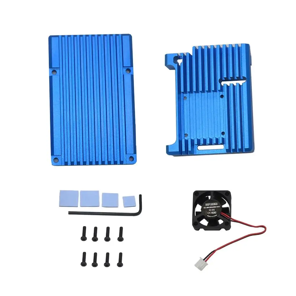 Для Raspberry Pi 4 b тип Алюминий из сплава в виде металлического отведение тепла ЧПУ