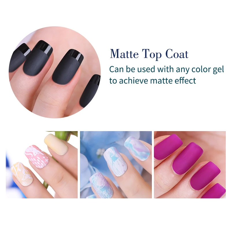 

BORN PRETTY 4/8PCS Gel Nail Polish Set 6ml Nail Kit Soak Off UV Gel Matte Gel Base Top Coat Nail Art Gel Varnish Manicuring