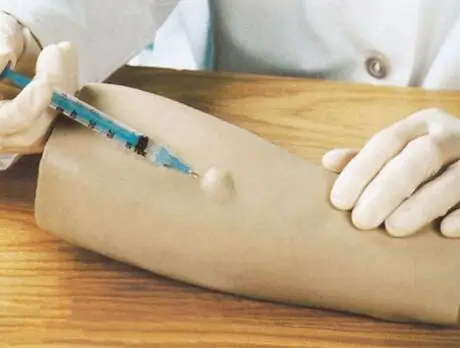 Интрадермальная модель для инъекций подкожной инъекции тестирования на кожу |