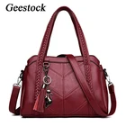 Geestock кожаные сумки из натуральной кожи роскошные женские сумки дизайнерские сумки через плечо сумка для телефона кошельки сумки-шопперы для женщин, высокое качество, сумка-мешок