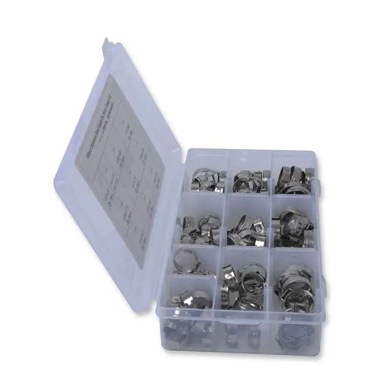 100 шт. шланговые зажимы из нержавеющей стали|Крепления| |