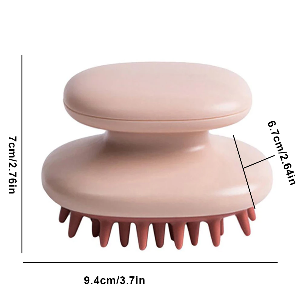 

Silicone Head Body Scalp Massage Brush Shower Bath Comb Silicone Scalp Body Massage Tool Shower SPA Massage Brush Hair Brush