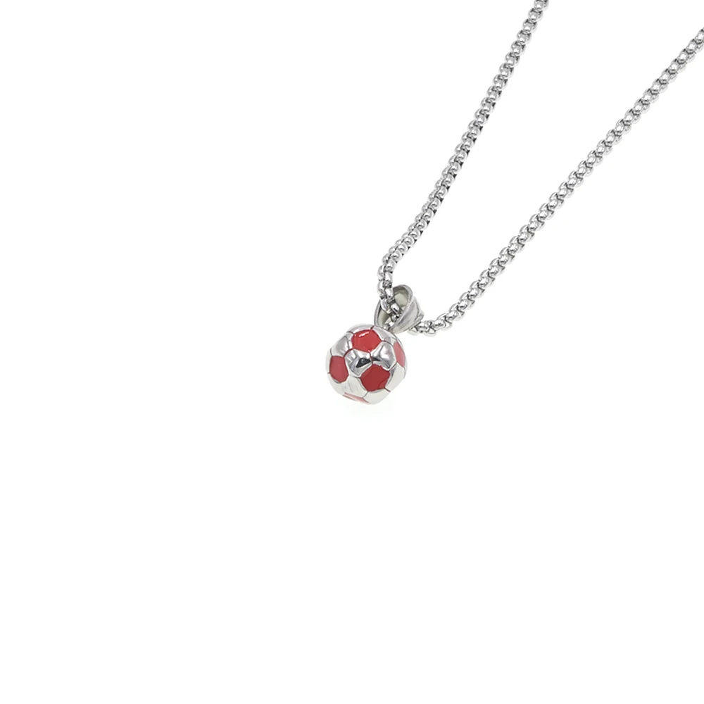 

Цепочка с подвеской в виде футбольного мяча, золотистого цвета