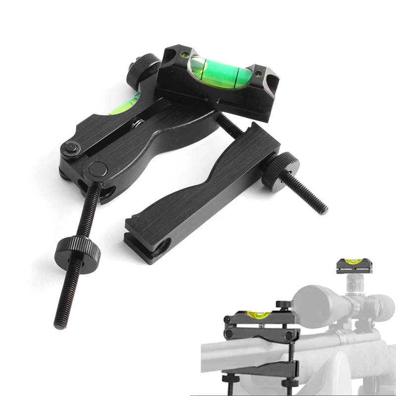 

Airsoft M4 tactical AR15 accessories aluminum bubble level Rifle Reticle Leveling Barrel Clamp Level for hunting