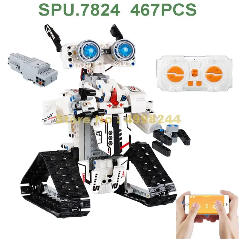 Fc9001 467pcs Technology App Steam Programming Rc Tracked Robot Intelligent Building Blocks Toy | Игрушки и хобби