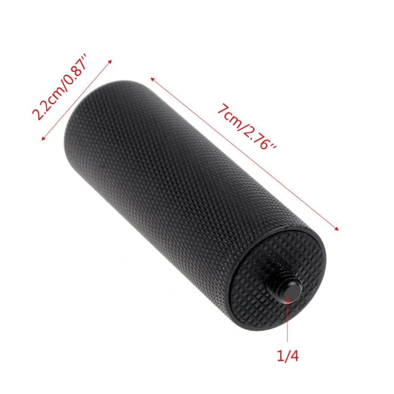 

2021 New 1/4'' Metal Handle Hand Grip Stabilizer Stick For LED Flash Light Video Camera