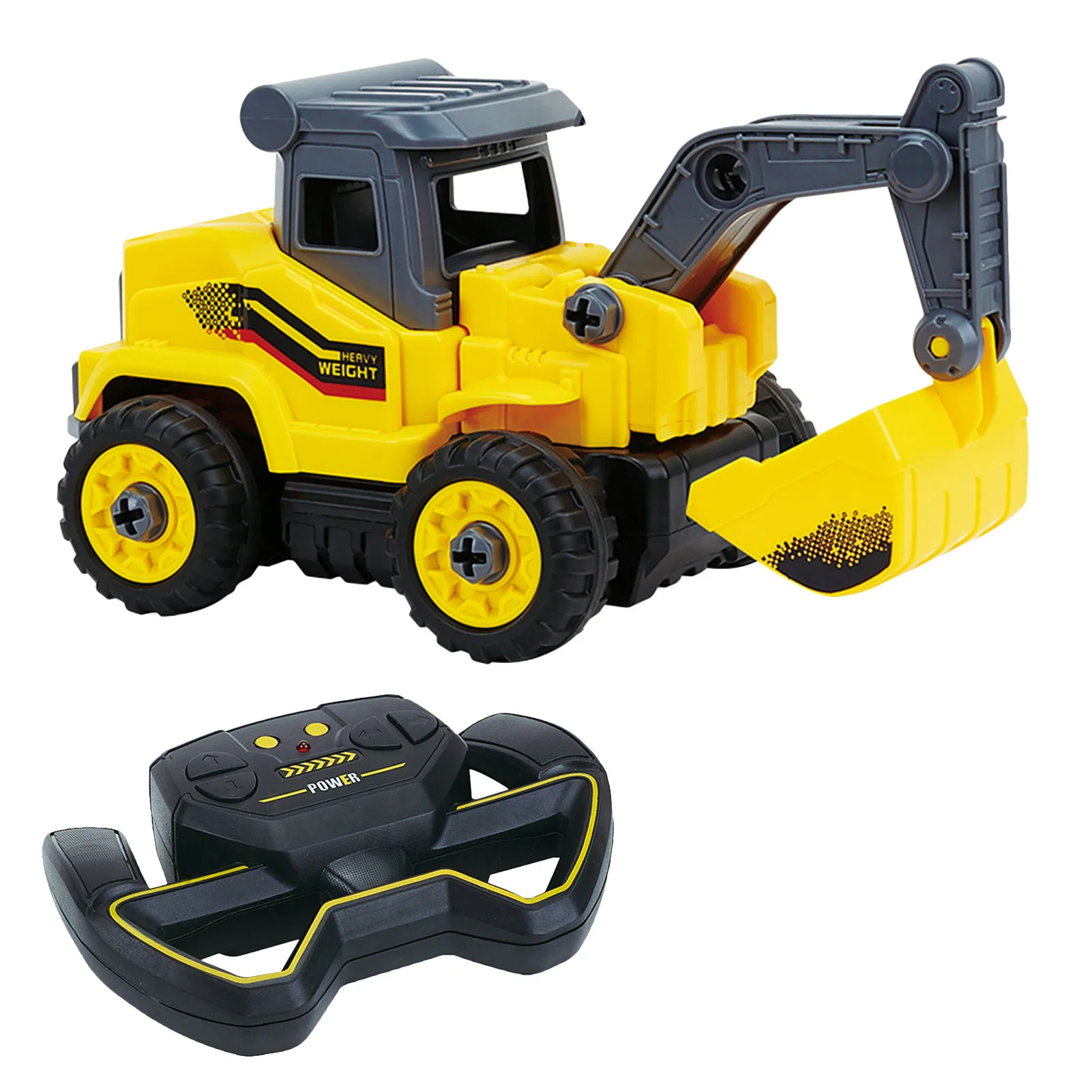 Игрушечный экскаватор на радиоуправлении веселая техника пластиковый обучающий