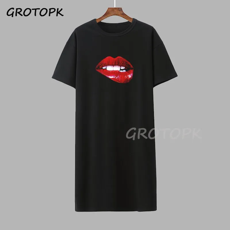 Пикантные женские туфли с рисунком в виде губ для женщин футболки рисунками из