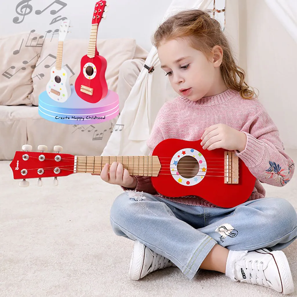 Детские игрушки деревянное укулеле нетоксичный музыкальный инструмент Детская
