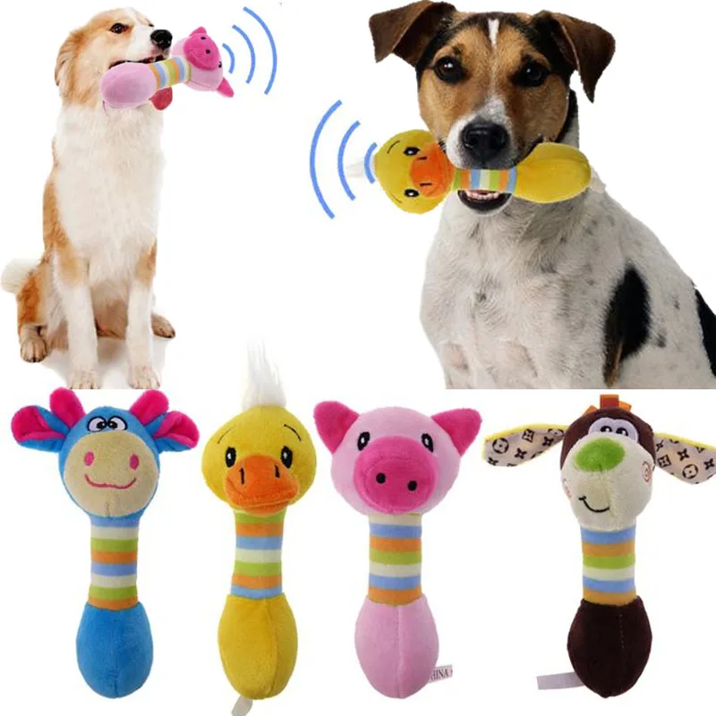 ANSINPARK плюшевые игрушки для домашних животных милые жевания собак кошек щенков