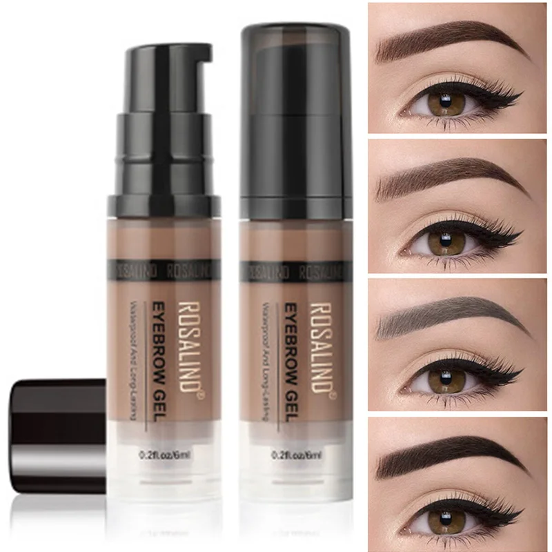 Стойкий гель для бровей водостойкий не выцветает краска тату жидкий макияж V9
