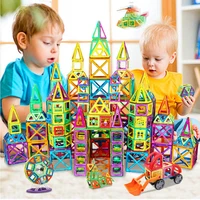 big size magnetic designer construction set model building toy magnets magnetic blocks educational toys for children