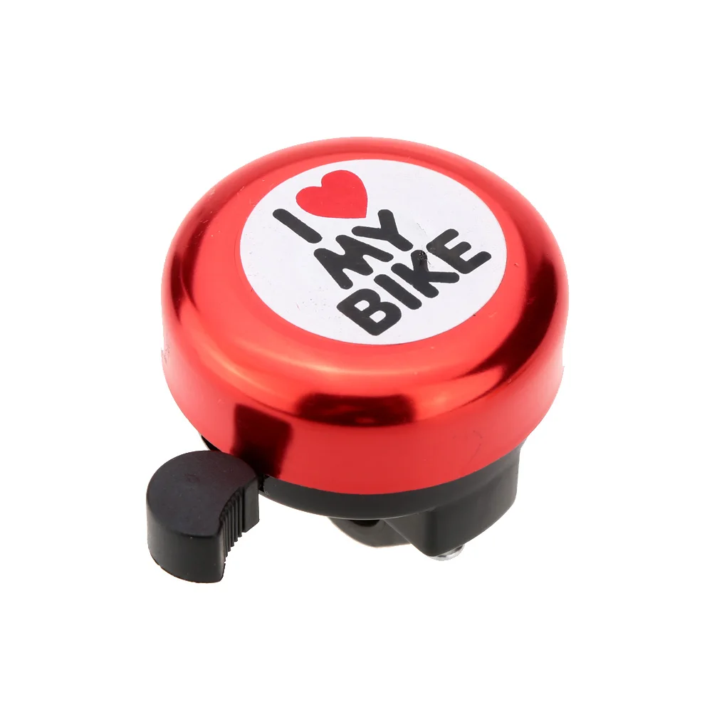 Cute Bike Bicycle Handlebar Bell Printed Clear Loud Sound Bike Alarm Warning Ring Cycling Bell Bicycle Accessory
