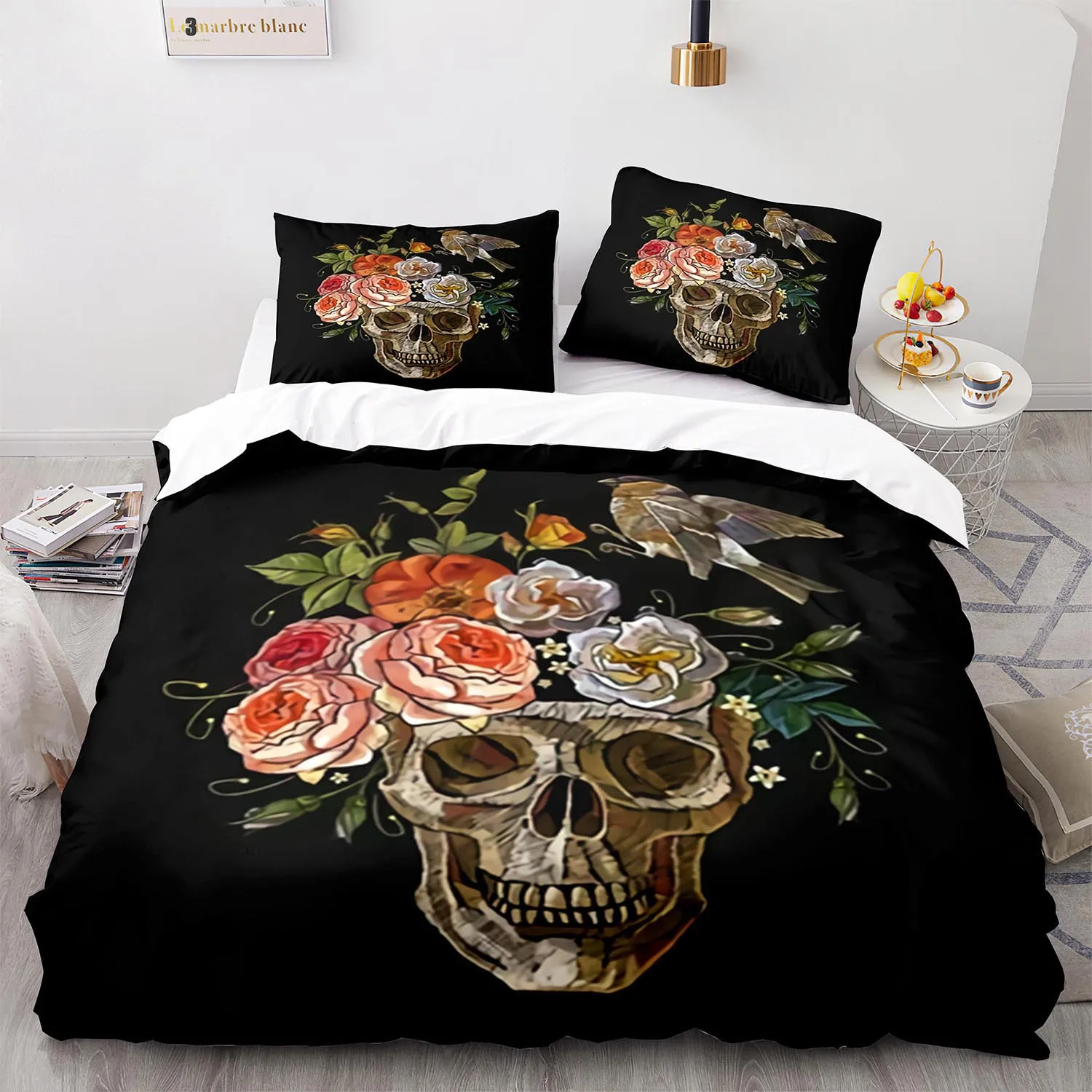 Комплект постельного белья Dark Skeleton королевский комплект односпальный