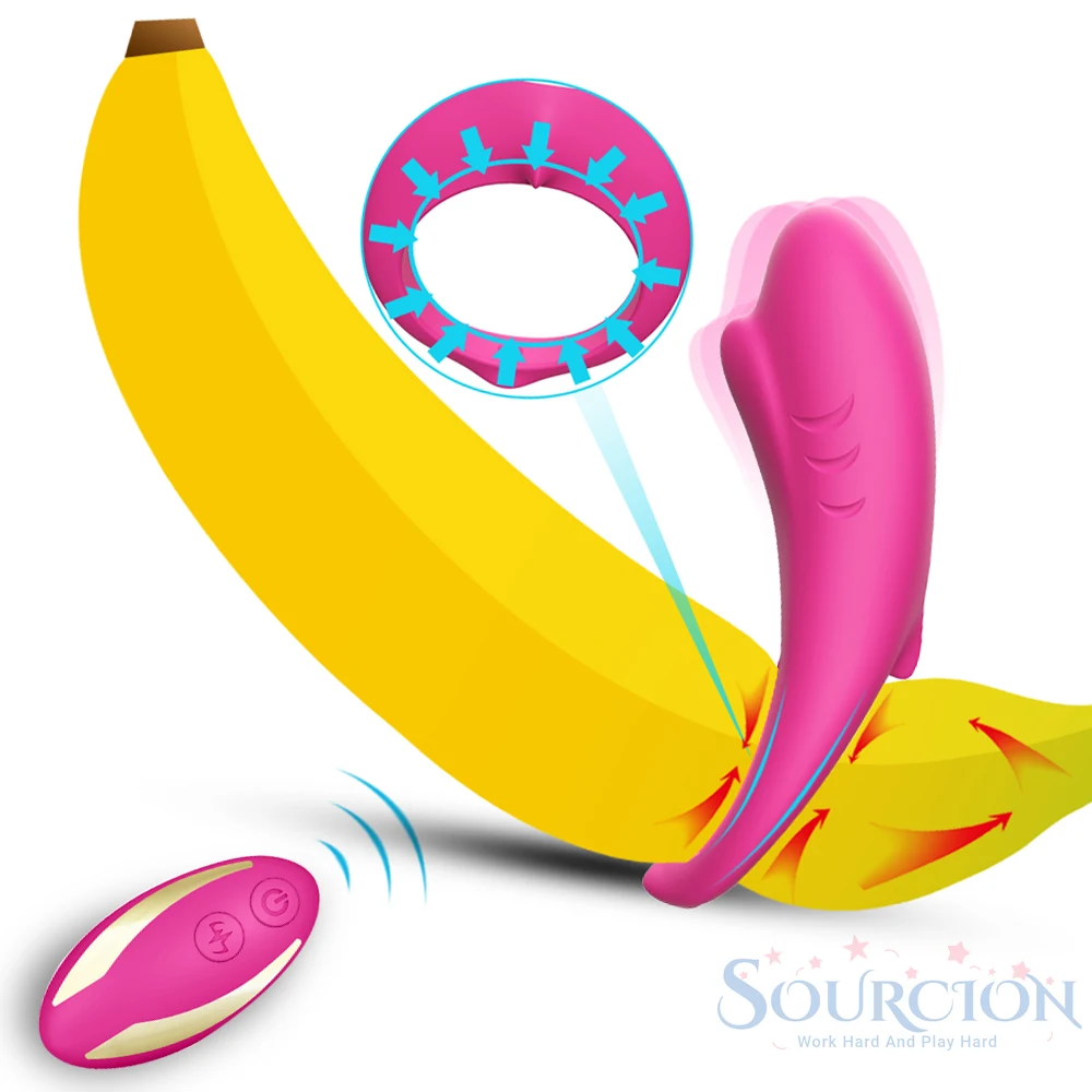 

Sourcion Vibrating Cock Ring Clitoris Stimulation Vibrator Delay Ejaculation Penis Trainer Dick Enlarger Ring Sex Toy for Men