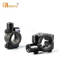 2 pcs motorcycle handle bar mirror mount holder rearview handlebar mirror clamp for kawasaki suzuki bmw and many other models